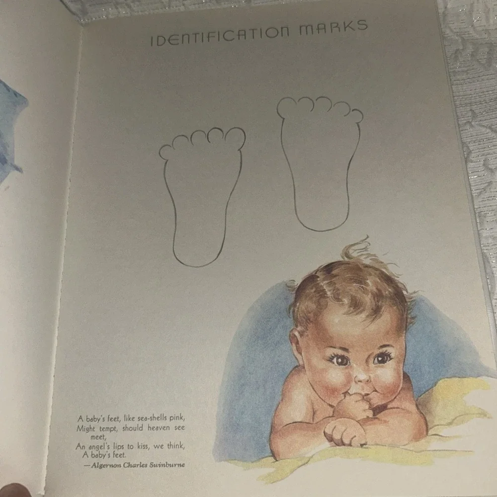 Vintage Sweet Baby Days Baby Record Book Through Baby's First Years Dr Dafoe